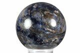 Deep Blue, Polished Sodalite Sphere #241735-1